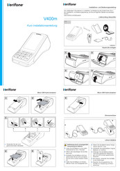 VeriFone V400m Kurzinstallationsanleitung