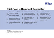 Dräger Clickflow Gebrauchsanweisung