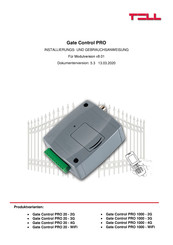 tell Gate Control PRO 20 - 4G Installierungs- Und Gebrauchsanweisung