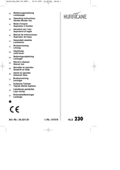 Hurricane 34.331.81 Bedienungsanleitung