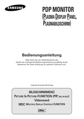 Samsung PPM42H3 Bedienungsanleitung
