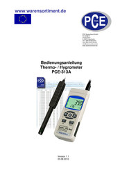 PCE Instruments PCE-313S Bedienungsanleitung