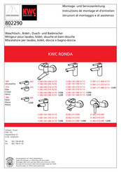 KWC RONDA 12.861.211.070 A115 Montage- Und Serviceanleitung