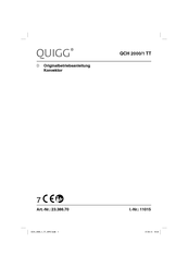 Quigg QCH 2000/1 TT Originalbetriebsanleitung