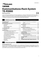 Terumo TERUFUSION TE-RS800 Bedienungsanleitung