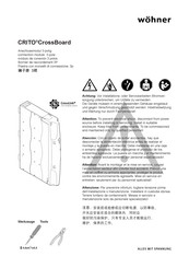 wohner CRITO CrossBoard Montageanleitung