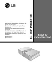 LG BX220-JD Bedienungsanleitung