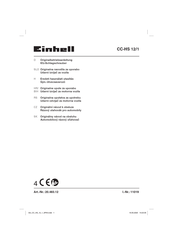 EINHELL CC-HS 12/1 Originalbetriebsanleitung