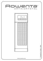 ROWENTA ARTIK CRYSTAL VU9050G0 Gebrauchsanleitung