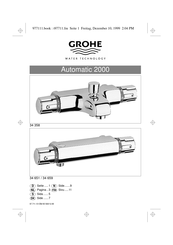 Grohe Automatic 2000 34 358 Montageanleitung