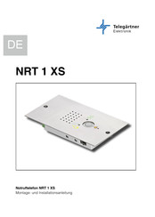 Telegärtner NRT 1 XS Montage-Und Installationsanleitung