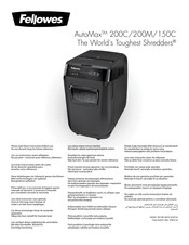 Fellowes AutoMax 150C Handbuch