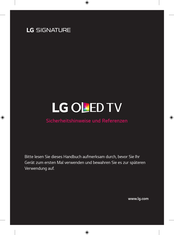 LG SIGNATURE OLED77W7V Handbuch