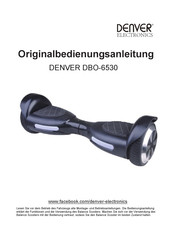 Denver Electronics DBO-6530GREEN Original Bedienungsanleitung