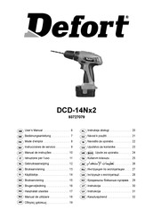 Defort DCD-14Nx2 Bedienungsanleitung