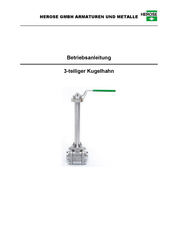 HEROSE 15C01 Betriebsanleitung