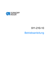Dürkopp Adler 911-210-10 Betriebsanleitung