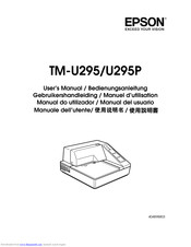 Epson TM-U295P Bedienungsanleitung