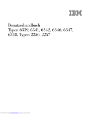 IBM 6346 Benutzerhandbuch