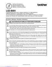 Brother LS2-B891 Bedienungsanleitung