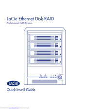 LaCie Ethernet Disk RAID Schnellinstallationsanleitung
