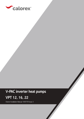Calorex V-PAC VPT 22 Benutzer- & Installationshandbuch