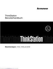Lenovo ThinkStation d20 Benutzerhandbuch