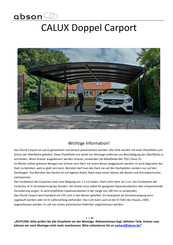 abson CALUX Bedienungsanleitung