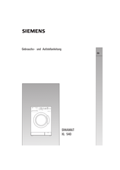 Siemens SIWAMAT XL 540 Gebrauchs- Und Aufstellanleitung