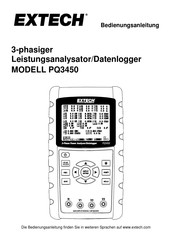 Extech Instruments PQ3450-30 Bedienungsanleitung