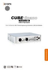 ICON Cube6Nano ProDrive III Benutzerhandbuch