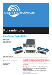 Lectronics SRa/E01 Kurzanleitung