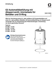 Graco G3 Standart Anleitung