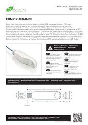 CP Electronics EBMPIR-MB-B-BP Handbuch
