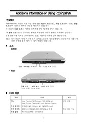 Samsung P29 Kurzanleitung