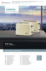 Siemens TT3A Serie Gebrauchsanleitung