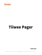 Tiiwee Pager Handbuch