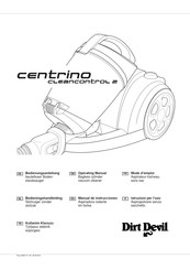 Dirt Devil Centrino Cleancontrol 2 M2991-5 Bedienungsanleitung
