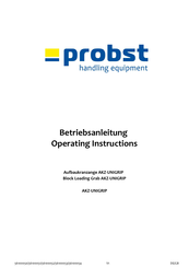 probst AKZ-UNIGRIP-1100 Betriebsanleitung