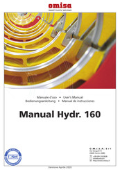 omisa Manual Hydr. 160 Bedienungsanleitung