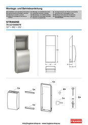 Franke STRX605E Montage- Und Betriebsanleitung