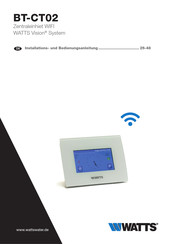 Watts BT-CT02 RF WiFi Installations- Und Bedienungsanleitung