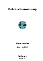 Collomix BIAX 44SX Gebrauchsanweisung