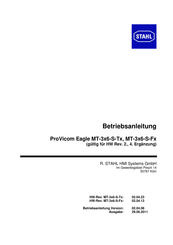 Stahl ProVicom Eagle MT-316-S-Fx Betriebsanleitung