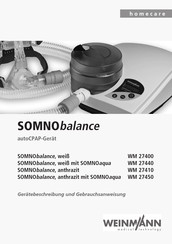 Weinmann SOMNObalance WM 27440 Gerätebeschreibung Und Gebrauchsanweisung