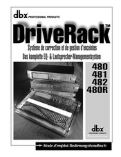 dbx DriveRack 480R Bedienungshandbuch