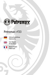 Petromax ROCKET RF33 Gebrauchsanleitung