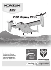 Horizon Hobby E-flite V-22 Osprey VTOL BNF Basic Bedienungsanleitung