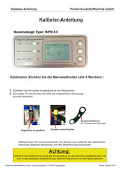 pichler WPD-A3 Kalibrieranleitung