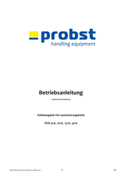 probst PGH-30-K Betriebsanleitung